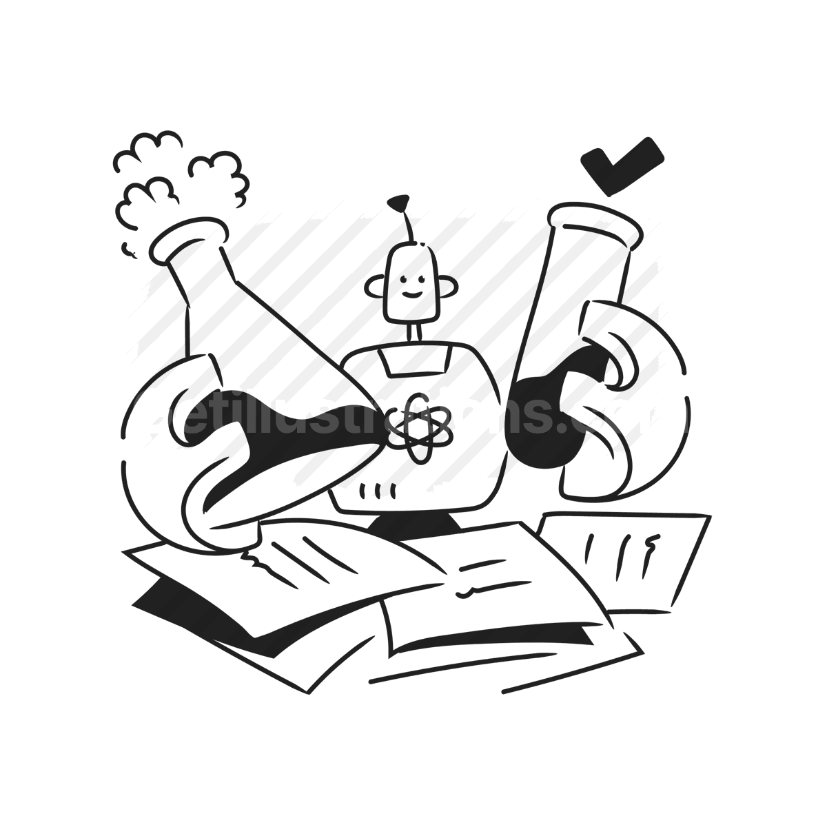 Education and training illustration preview image